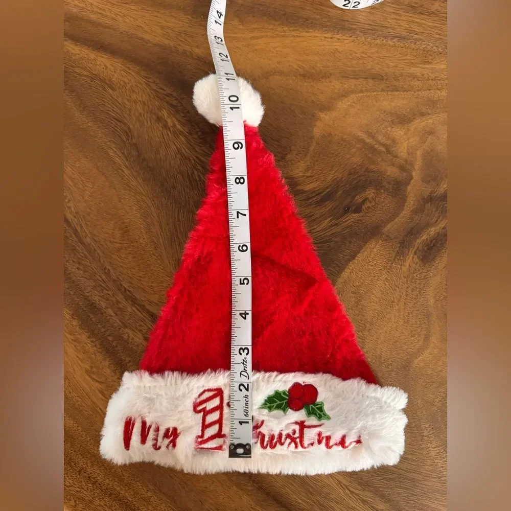 Red and White 'My 1st Christmas' Santa Hat